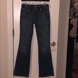 7 for all mankind “A” pocket bootcut jeans sz. 25